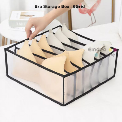 Bra Storage Box : 6Grid
